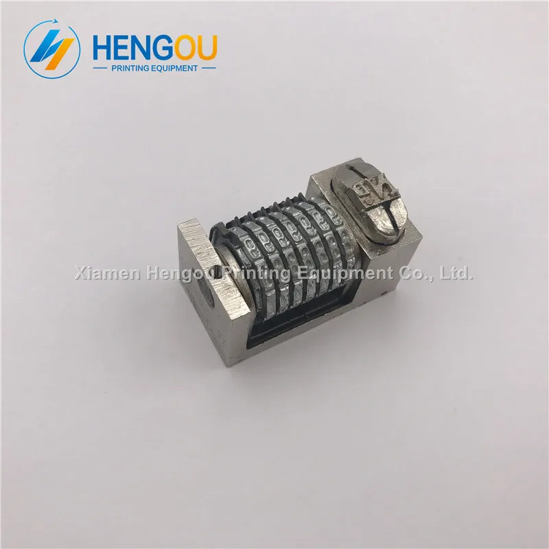 2 Pieces High Quality 7 Digits Numbering Machine for Printing Jump Mode 0987654 backward | Компьютеры и офис