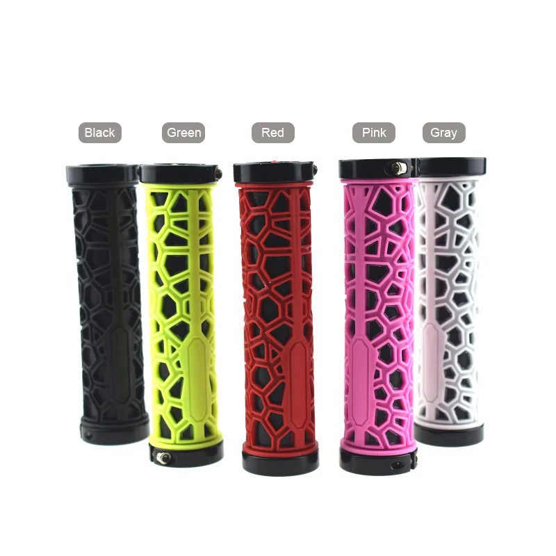 

Anti-slip Bicycle Cycling Handlebar Grips MTB BMX Fixed Gear Bike Double Lock-on