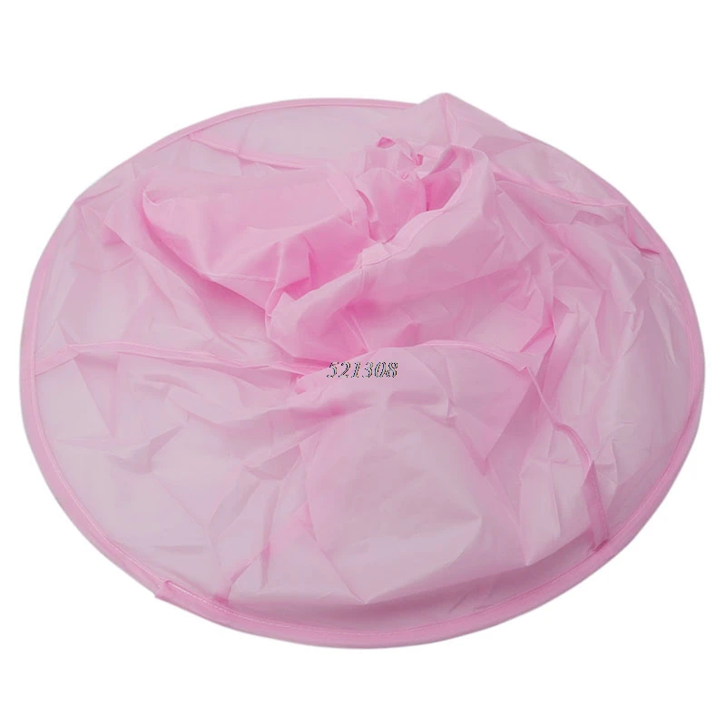 Для детей Парикмахерская накидка для стрижки волос фартук для Стрижки плащ Одежда Водонепроницаемый - Цвет: Розовый