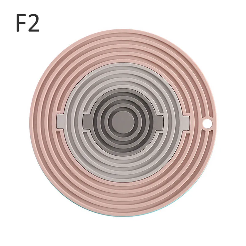 Подстаканник чаши подставки Настольный Декор силикон круглый изоляционный коврик для кухни, принадлежности 3 в 1 Многофункциональный стол салфетки