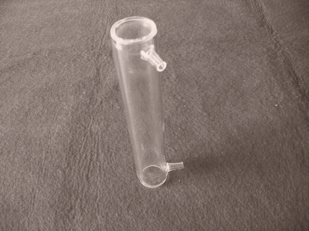 Customized clear cylinder flow quartz cell cuvette for labin Test Tube