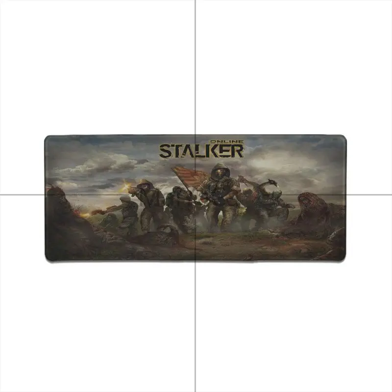 MaiYaCa New stalker logo gas mask Laptop Gaming Mice Mousepad Large Gaming Mouse Pad Anti-slip Locking PC Computer desk mat