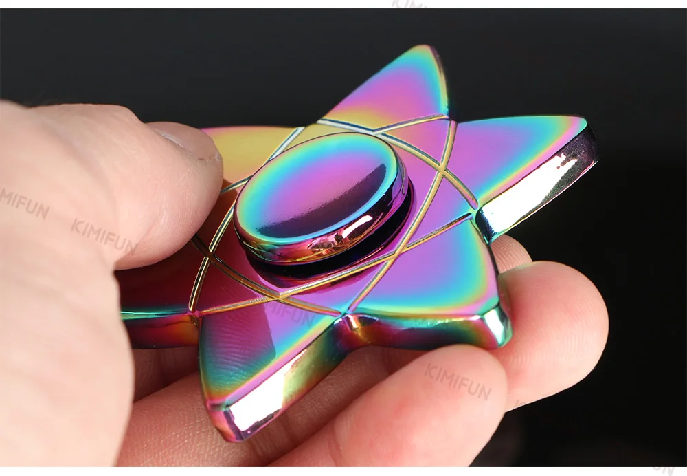 Магический круг Радуга металлическая рука Spinner непоседы EDC Непоседа spinner Металлический для аутизма блесны Непоседа анти-стресс игрушки R606