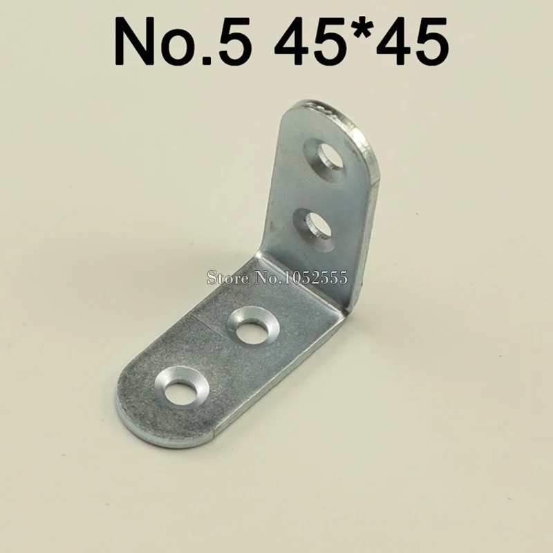Wholesale 50pcs/lot 45*45*19mm Thicker angle bracket L shape galvanized