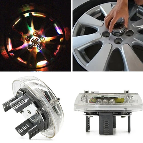  4Models Cool Design 12 LED Car Vehicle Auto Solar Energy Flash Wheel Tire Light Lamp - 32870413100