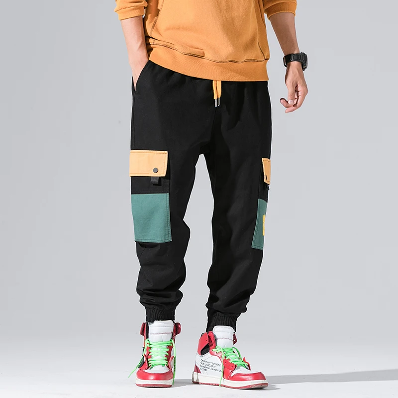 2019 New Autumn Military Track Pants Men Fashion Brand Trousers Men Streetwear Mens Joggers Pants Cargo Navy Kargo Pantolon