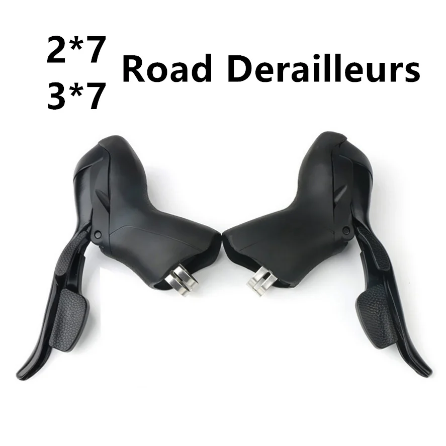 

2 * 7 3 * 7 Speed Shifters Double Chain Derailleur Gear Shift Road Bike Derailleur Compatible for Shimano Cheap Derailleurs DH