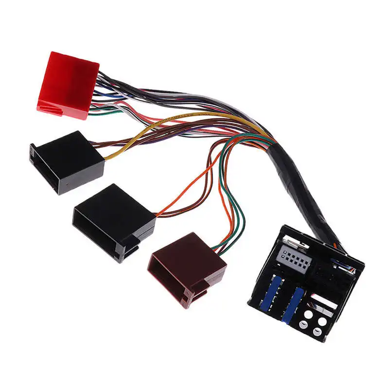 

Car Audio Mini Iso Wiring Harness Wire Adapter Connector For Volkswagen Audi