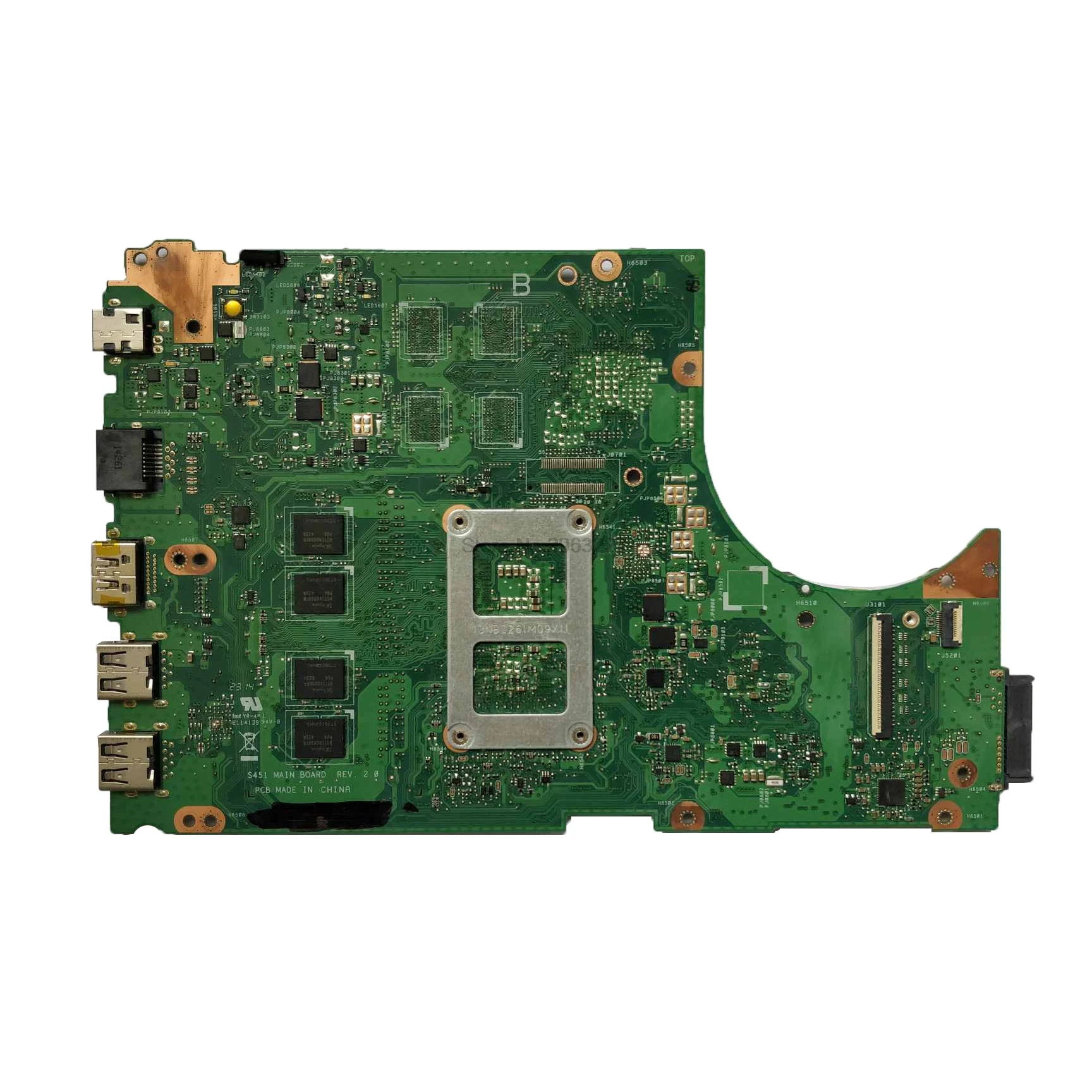 S451LA GM I7 4200 4G RAM материнская плата для For Asus S451L S451LN S451LD Материнская