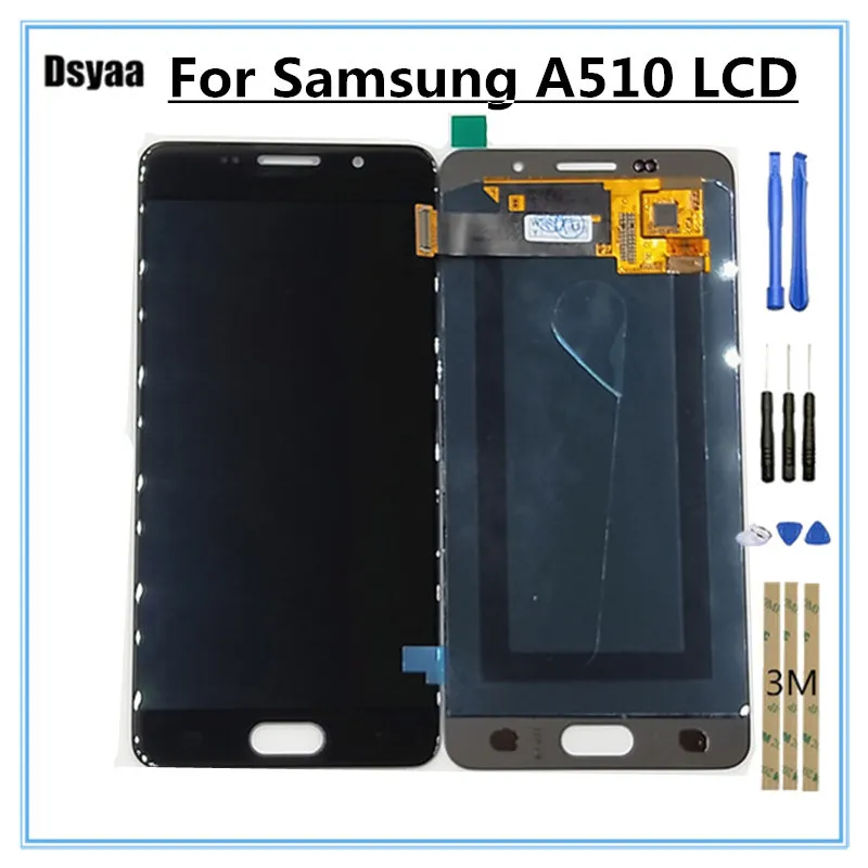 

5.2 Inch Super OLED for Samsung for Galaxy A5 2016 LCD Display A510 A510F Touch Screen Digitizer Assembly Display