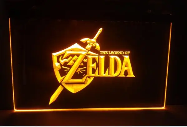 Видеоигра Legend of Zelda пивной бар паб клуб 3d вывески светодиодный светодиодная