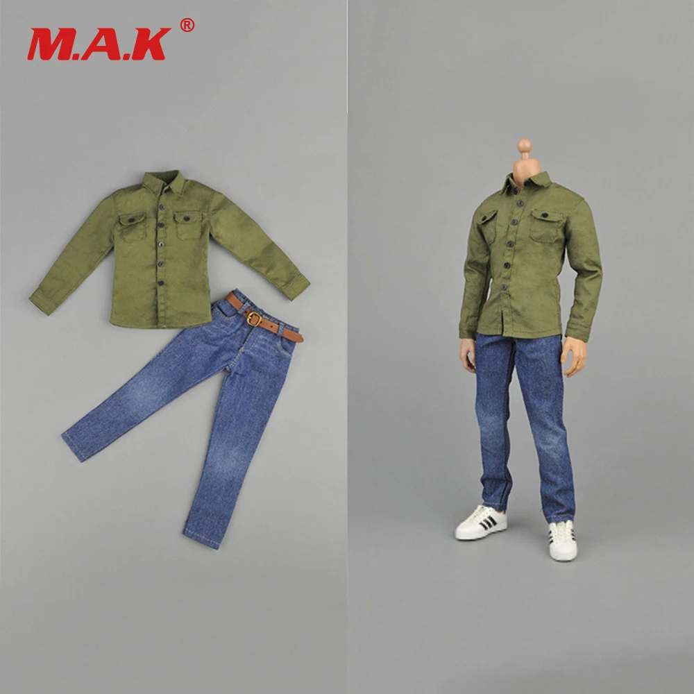 1/6 Scale Men Shirt Vêtements pour 12 '' Male Soldier Action Figure Corps 