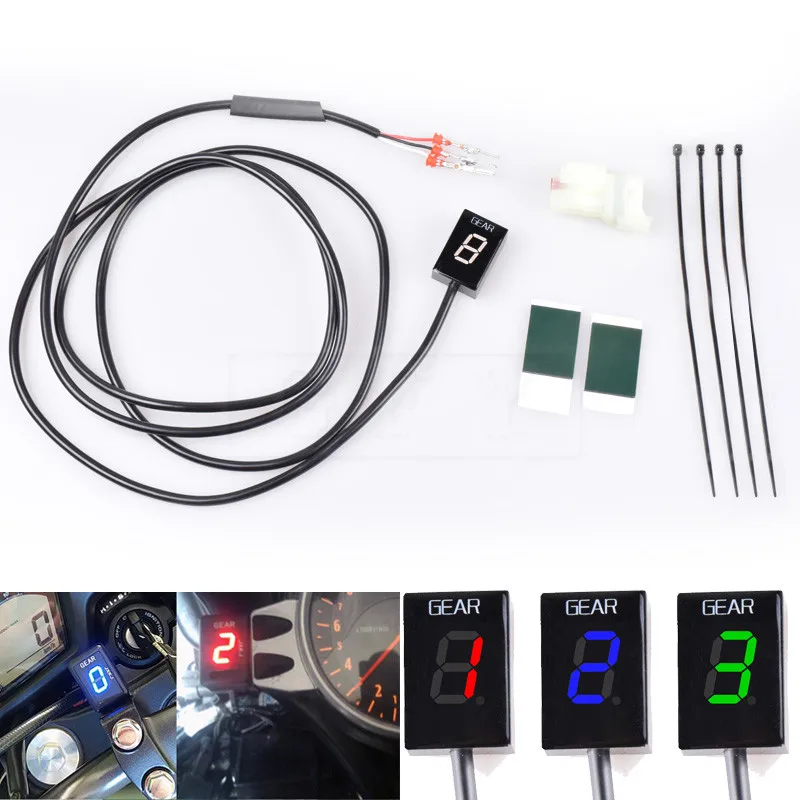  For Honda NC400X NC700S NC700X NC750S NC750X NT700V Deauville LED Electronics 1-6 Level Gear Indica - 32892887296