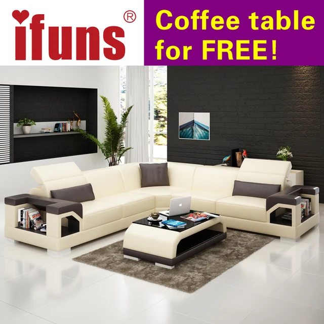 Ifuns Whole Sectional Sofas L Shape Corner Black Quality Leather Ifuns Whole Sectional Sofas L Shape Corner Black Quality Leather Modern Design Sofa Set Living