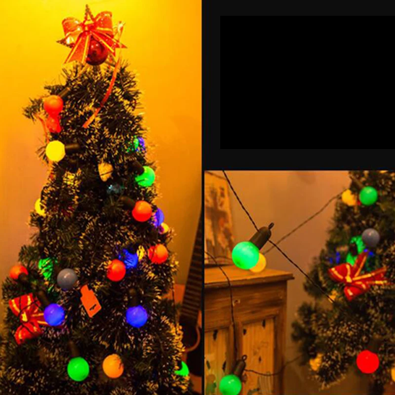 6M 20 LED String Light Outdoor Fairy Light garland Battery Operated bulb dance Light string Garden Christmas Backyard Decoration (7)