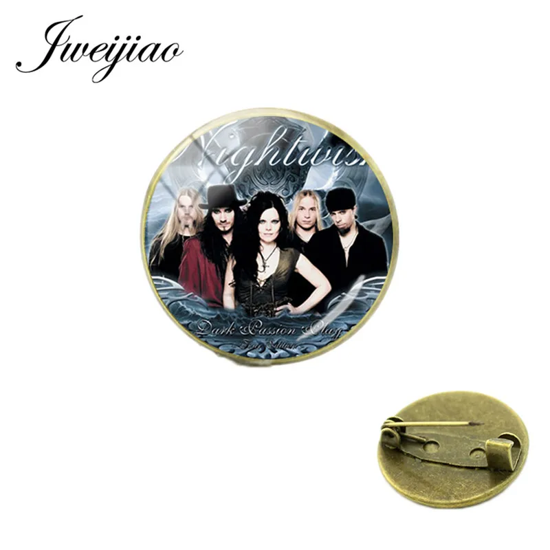Классические броши JWEIJIAO с логотипом музыкальной группы Nightwish значок для женщин