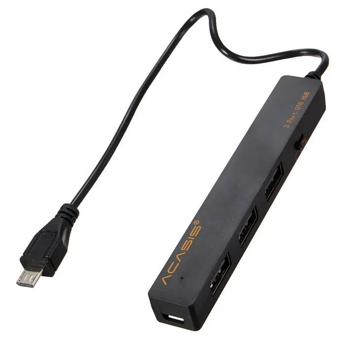Acasis 3 USB 2.0 OTG OTG Charging Charging Cable Hub PAR Samsung