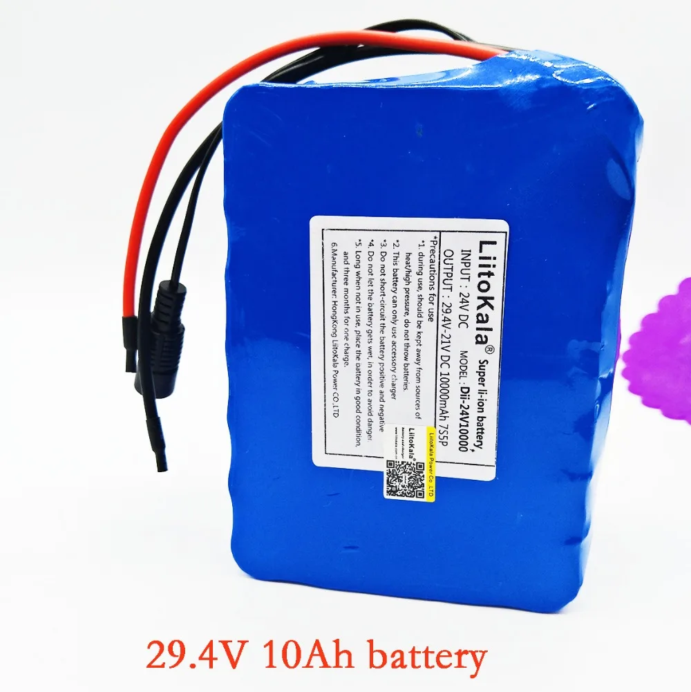 Liitokala 7s5p новая Виктория 24 V (29 4 V) 10Ah литиевая батарея электрический велосипед 18650/24