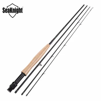 

SeaKnight MAXWAY Classic 3/4# 4 Segments Sections 2.1M Carbon Hard Light Medium Fast Action Sections Cork Handle Fly Fishing Rod