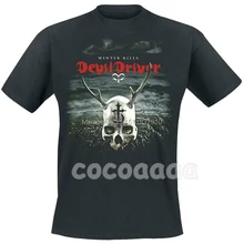 9 видов конструкций DevilDriver Science фантастика рок череп кости Рубашка mma Camiseta Ropa фитнес тяжелый рок хэви-метал, Панк хлопок