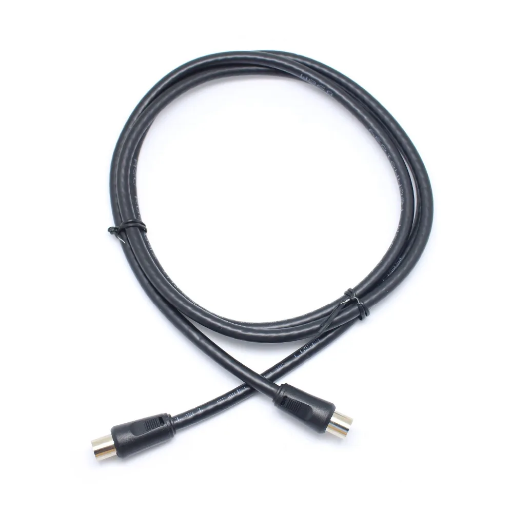 

Vmade High Quality 1M Black RF Line Coaxial Cable Assembly Video IEC DVB-TV Male to Female For home theatre systems Converter