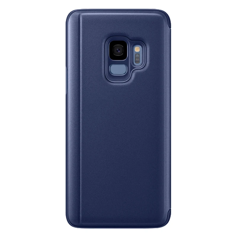 BoeYink Smart Chip Case For Samsung Galaxy Note 9 Clear View Mirror Flip Cover For Samsung S8 S9 Plus Note 8 5 S7 S6 Edge Plus