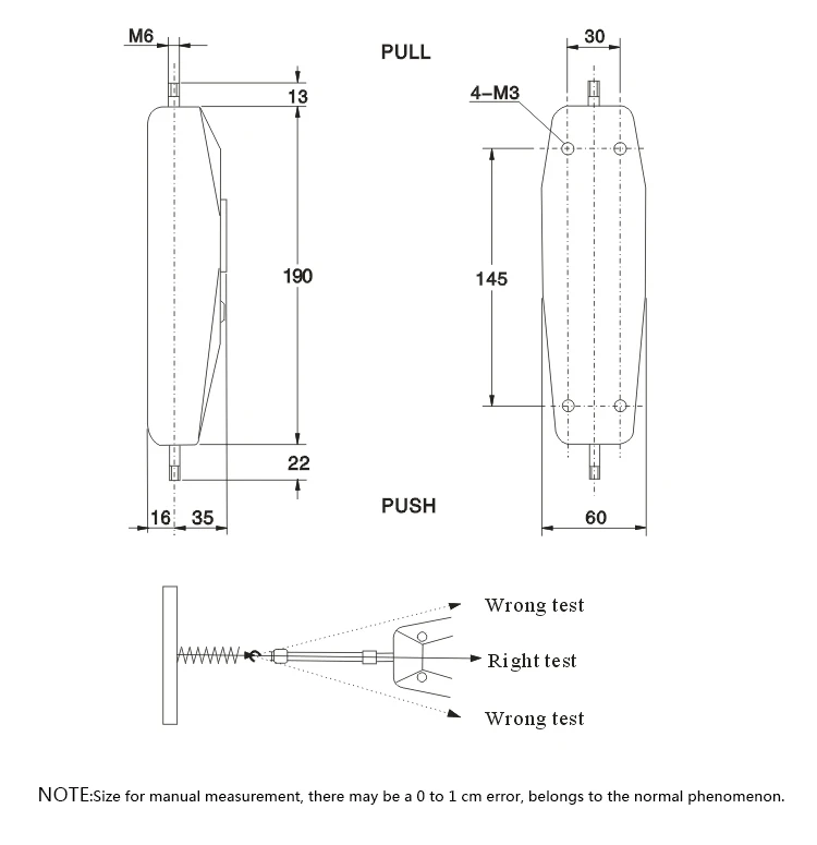 NLB-200 200N аналоговый Pull force калибровочный динамометр измерительные приборы высокого качества динамометр