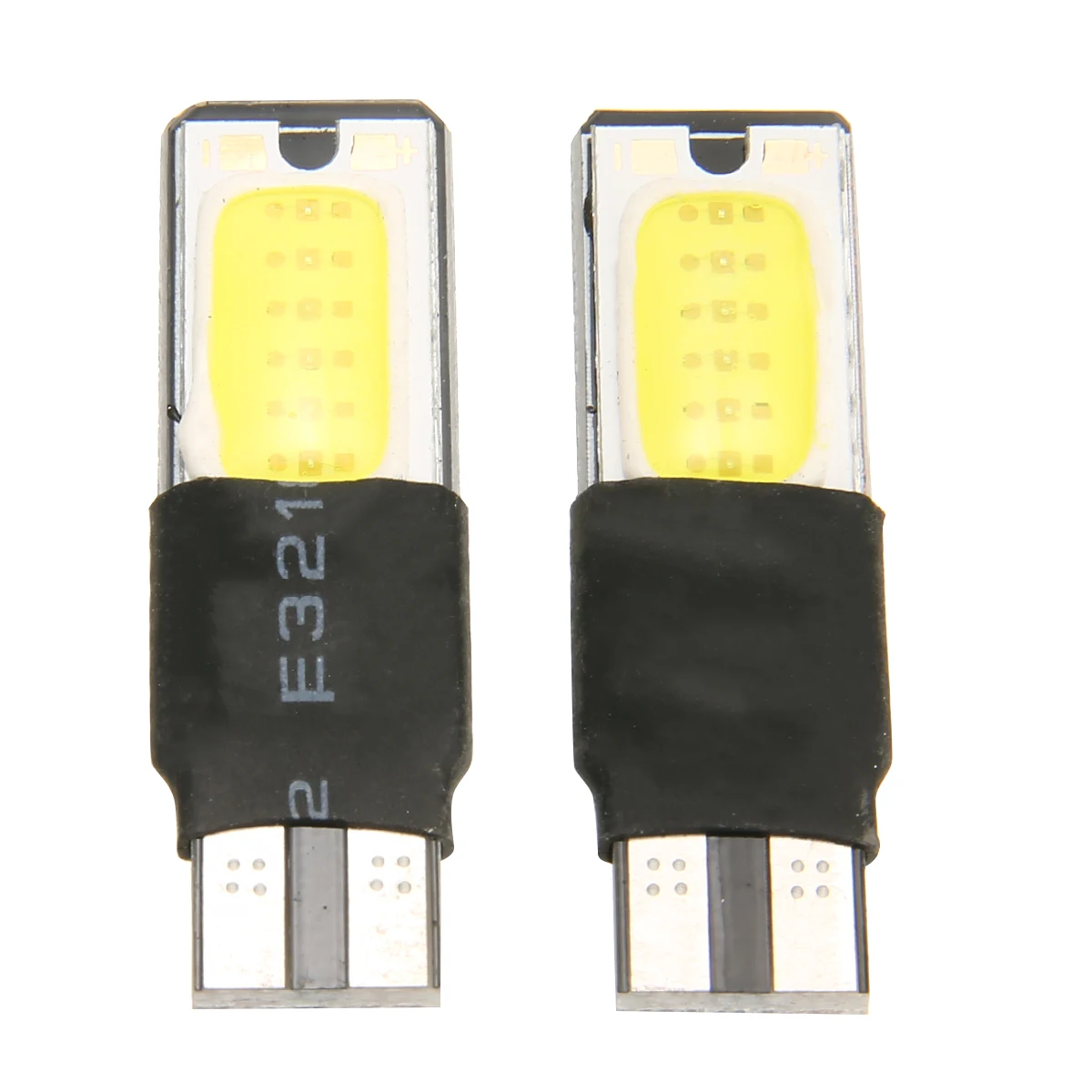 2pcs White T10 Wedge Light 194 168 6W COB LED Car Canbus No Error Side Signal Lamp Bulb Auto Reading  Number Plate Lights