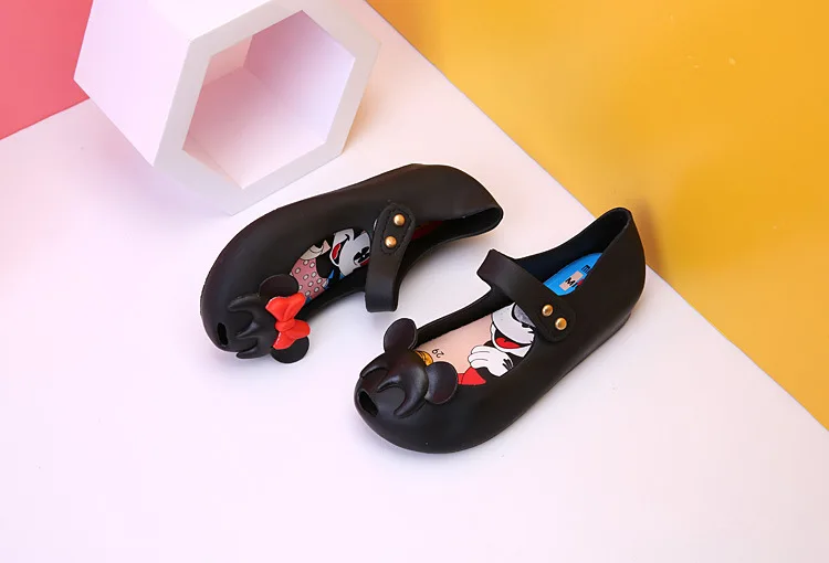 Melissa Mini силиконовая обувь для девочек 2019 Новые Девушки рисунки из мультфильма ПВХ обувь для малышей обувь пляжная обувь