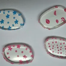10 шт./лот красочным silisponge блендер для Косметика силиконовые губки