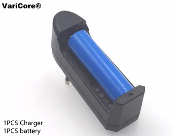 

1 pcs. New battery 18650 3.7 V 2000 mAh lithium-ion Battery 18650 Battery lantern + 18650 Battery Charger intelligent