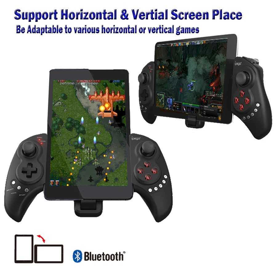 iPEGA PG 9023 Telescopic Wireless Bluetooth Game Controller Joystick For Phone Pod Pad Android IOS font