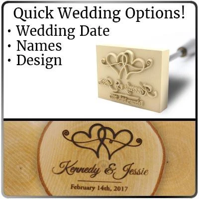 Custom Wedding Wood Branding Iron/Leather branding iron / Custom Flame  Heated branding iron/ Steak Branding - AliExpress