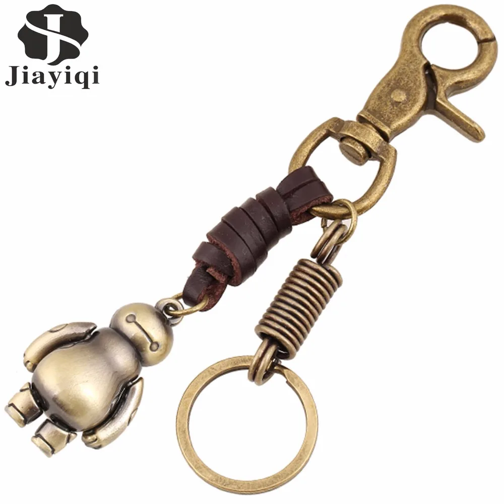 JiaYiQi 2016 High quality Cartoon Snow Men Jewelry Keychain Holder Chain font b Ring b font