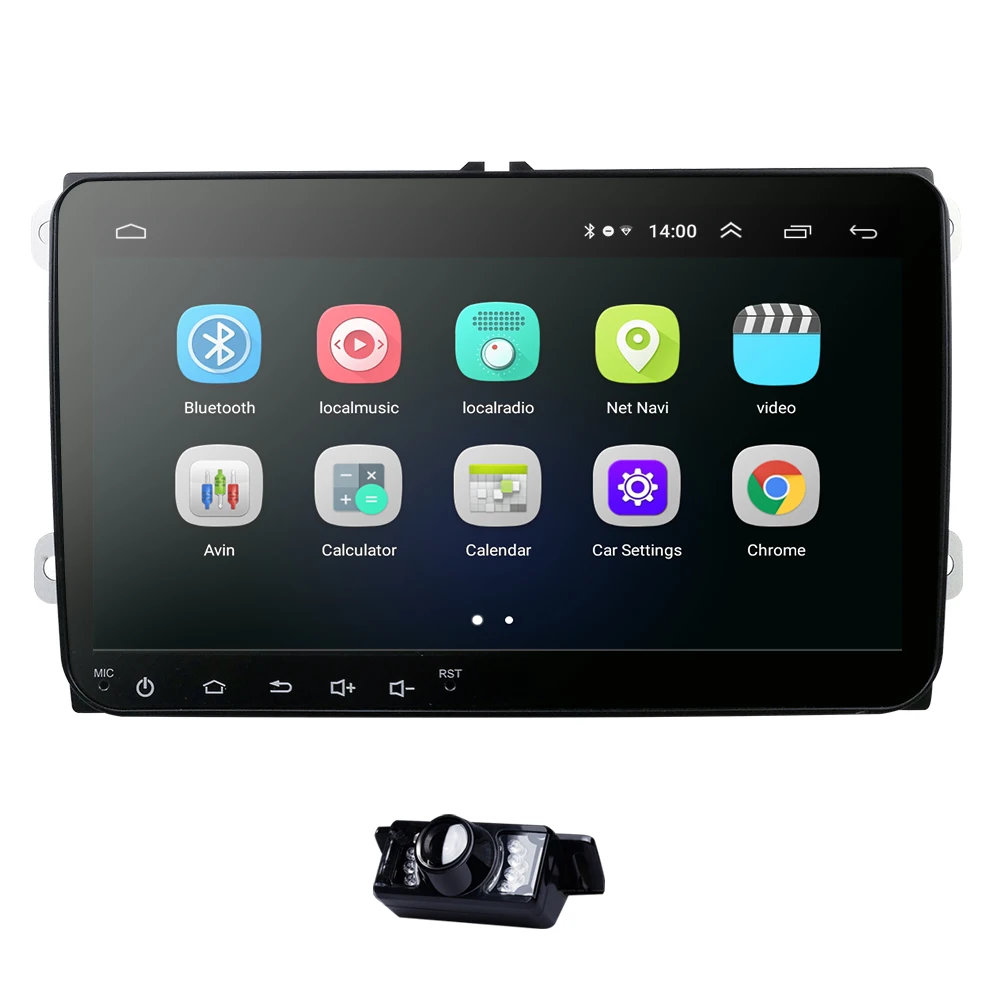 Sale 9 Inch Android 8.1 Car DVD Player Stereo Radio for V W GOLF 5 Golf 6 Polo Passat CC J etta Tiguan Touran GPS Navigation 1