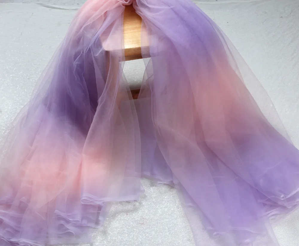 5 ярдов/партия, 5 цветов, хорошее качество, постепенная сетчатая ткань для вечернего/свадебного платья, сетчатая подкладка 150 см