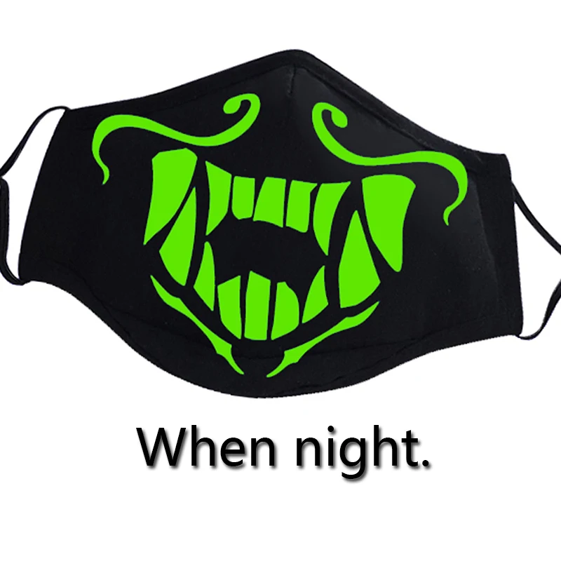 K/DA KDA Akali Mask Cosplay Akali Assassin Cosplay S8 Face Masks Glow In The Dark Carnival Christmas New Year Gifts Party Props