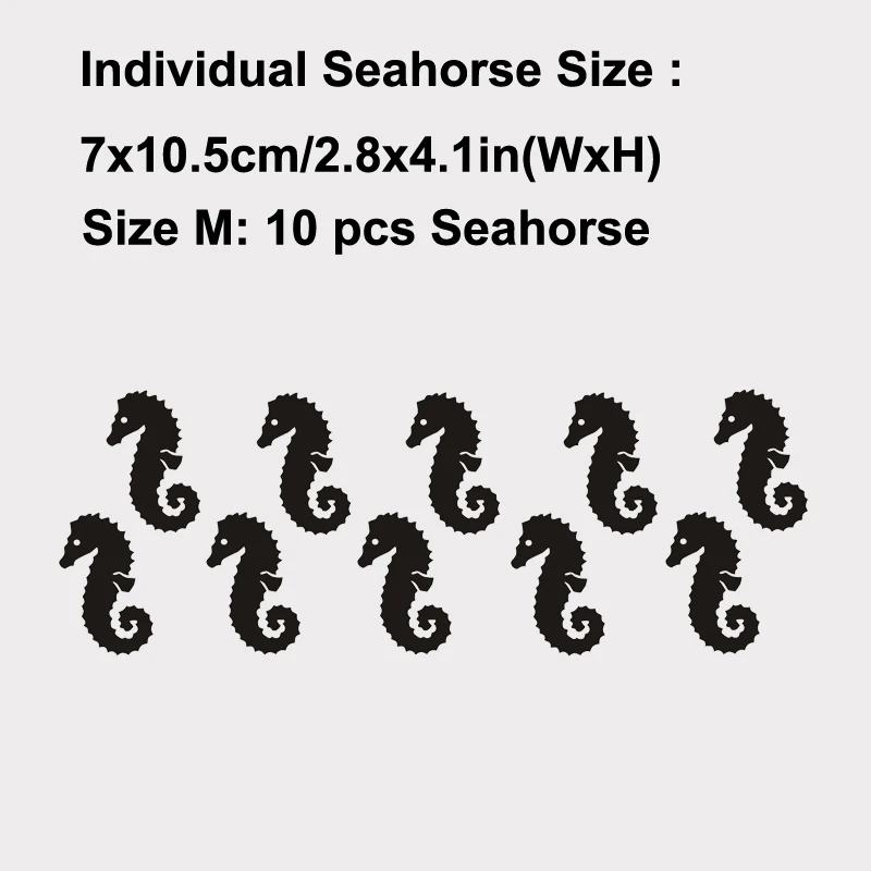 Наклейки для плитки SEAHORSE виниловые наклейки на стену ванной комнаты переводные