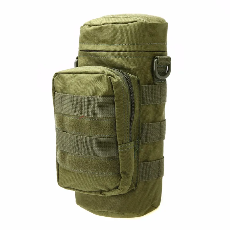 Army Green Mayitr нейлоновые сумки для воды тактические военные молнии бутылки воды сумка для пеших прогулок 6 цветов для путешествий на открытом воздухе скалолазание - Цвет: Army Green