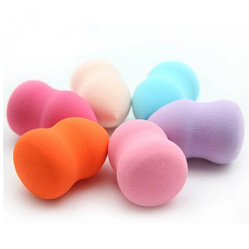 4pcs/lot Mix Color Makeup Foundation Sponge Blender Blending Cosmetic Puff Powder Smooth gourd type Make Up Tool |