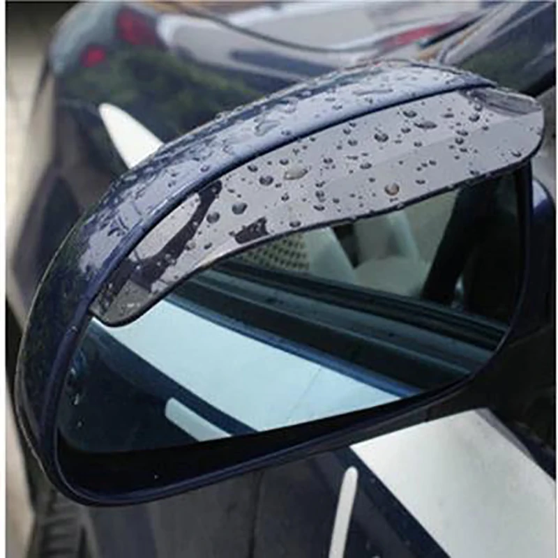 

Car rearview mirror rain eyebrows rain visor car rain eyebrow rearview mirror sun visor pair of thickening car accessories car u