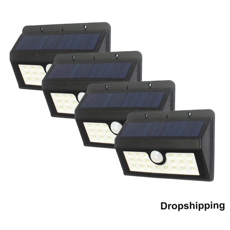 

1/2/4pcs LED Security Solar Power Light 3 Modes Motion Sensor IP66 Waterproof Wall Lamp Yard Garden Lamps Solar Sconce