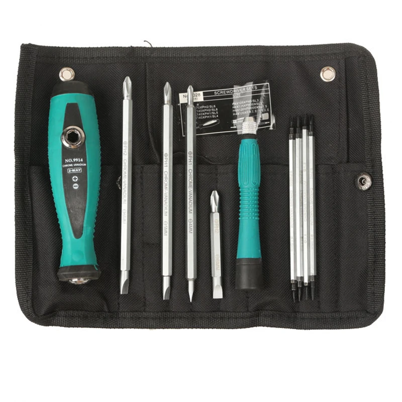 10in1 Screwdriver Set Slotted Phillips Bits Adjustable Screwdriver Head Home Appliances