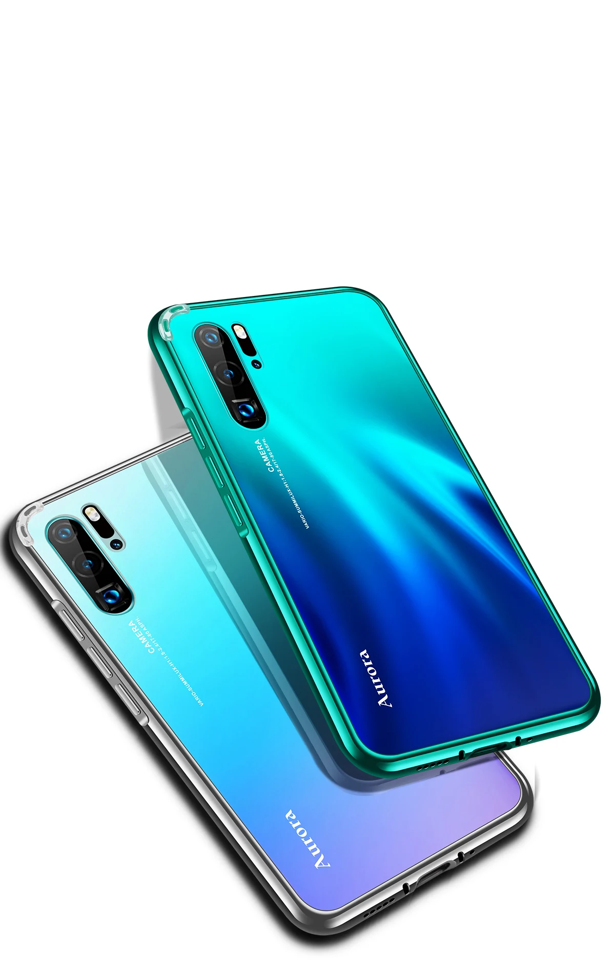 Huawei P30 Pro металлический блестящий разноцветный чехол для телефона huawei P20 20pro P30 Pro полумесяц металлическая пряжка Аврора цветной Чехол для мобильного телефона