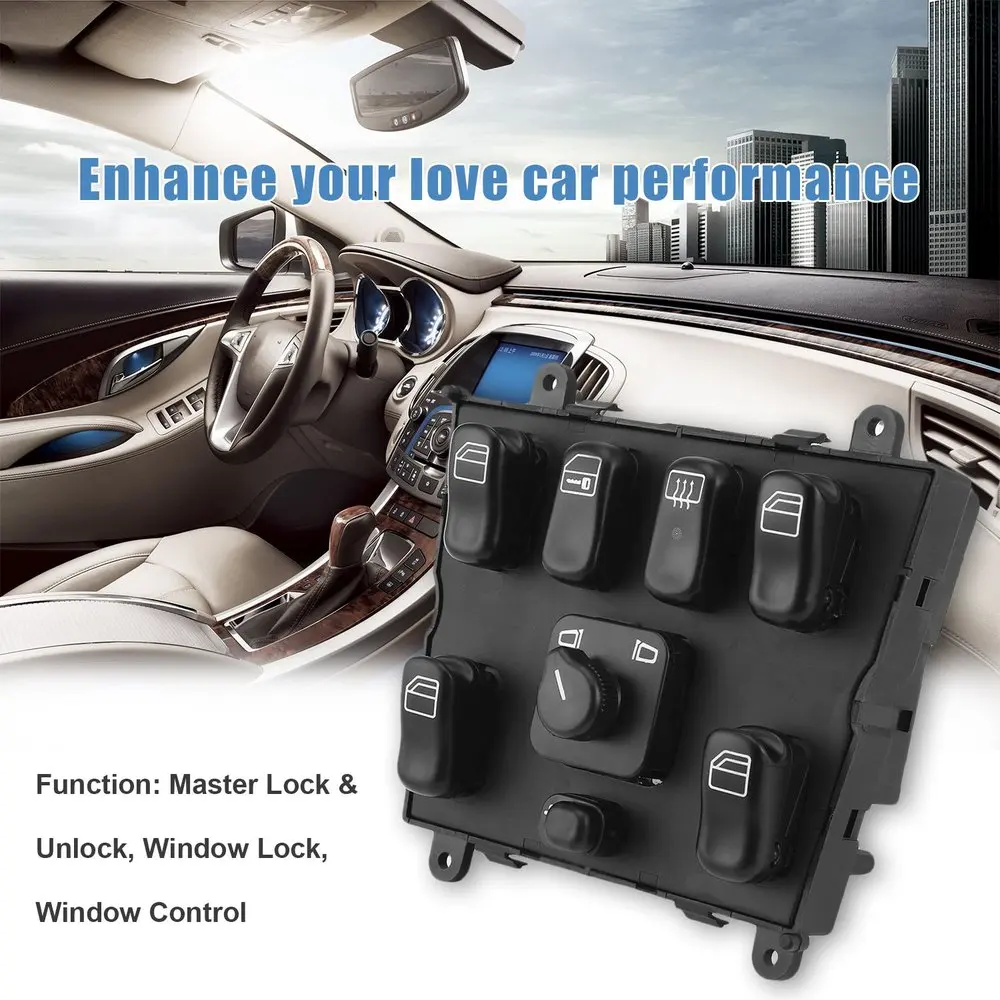 

New Electric Power Window Master Control Switch for 1998-2003 Mercedes Benz ML320 ML430 ML55 AMG ML500 Car Accessories