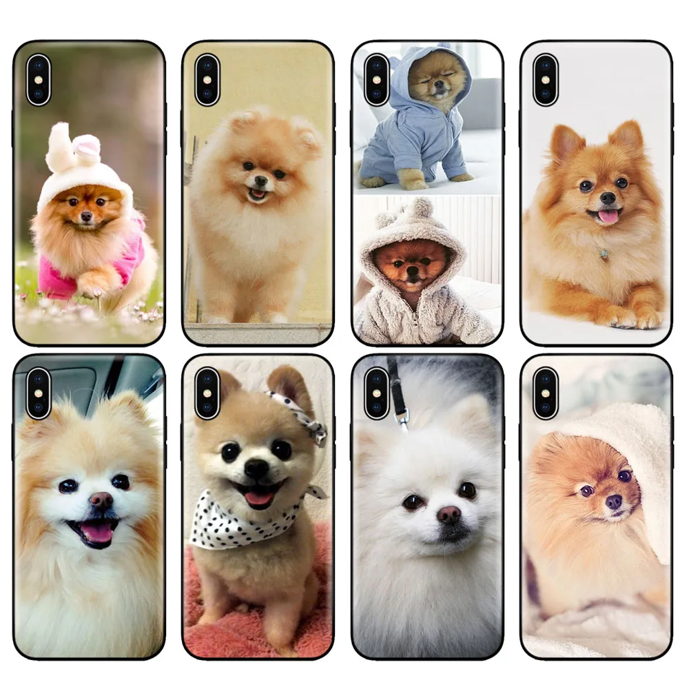 Custodia In Tpu Nero Per Iphone 5 5S Se 6 6S 7 8 Plus X 10 Custodia In Silicone Per Iphone Xr Xs 11 Pro Max Custodia Per Cani Perro Pets