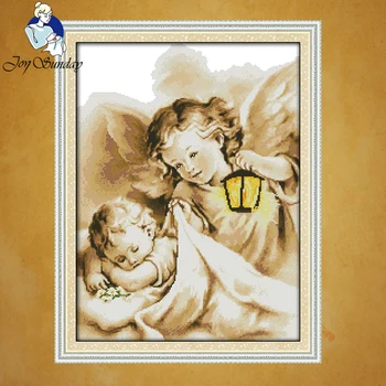 

JOY SUNDAY,Needlework,Embroidery,DIY portrait Painting,Cross stitch,kits,11ct dream Cross-stitch,Sets For Embroidery 24