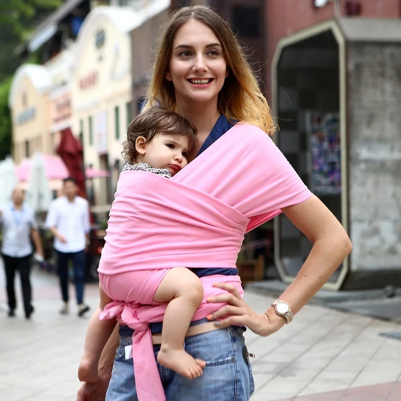 Удобная переноска для ребенка лямка Mochila эластичный слинг для ребенка Canguru рюкзак эластичный мягкий хлопок Хипсит - Цвет: BC0011