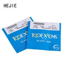 Бренд, высокое качество, 1,61 ИНДЕКС близорукости и дальнозоркости, оптические линзы для чтения по рецепту, покрытие против царапин, антибликовое, одиночное видение