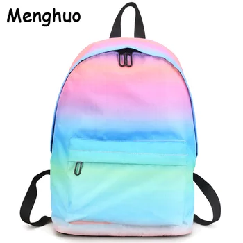 

Menghuo Newest Women Backpacks 3D Printing Backpack Female Trendy Designer School Bags Teenagers Girls Men Travel Bag Mochilas